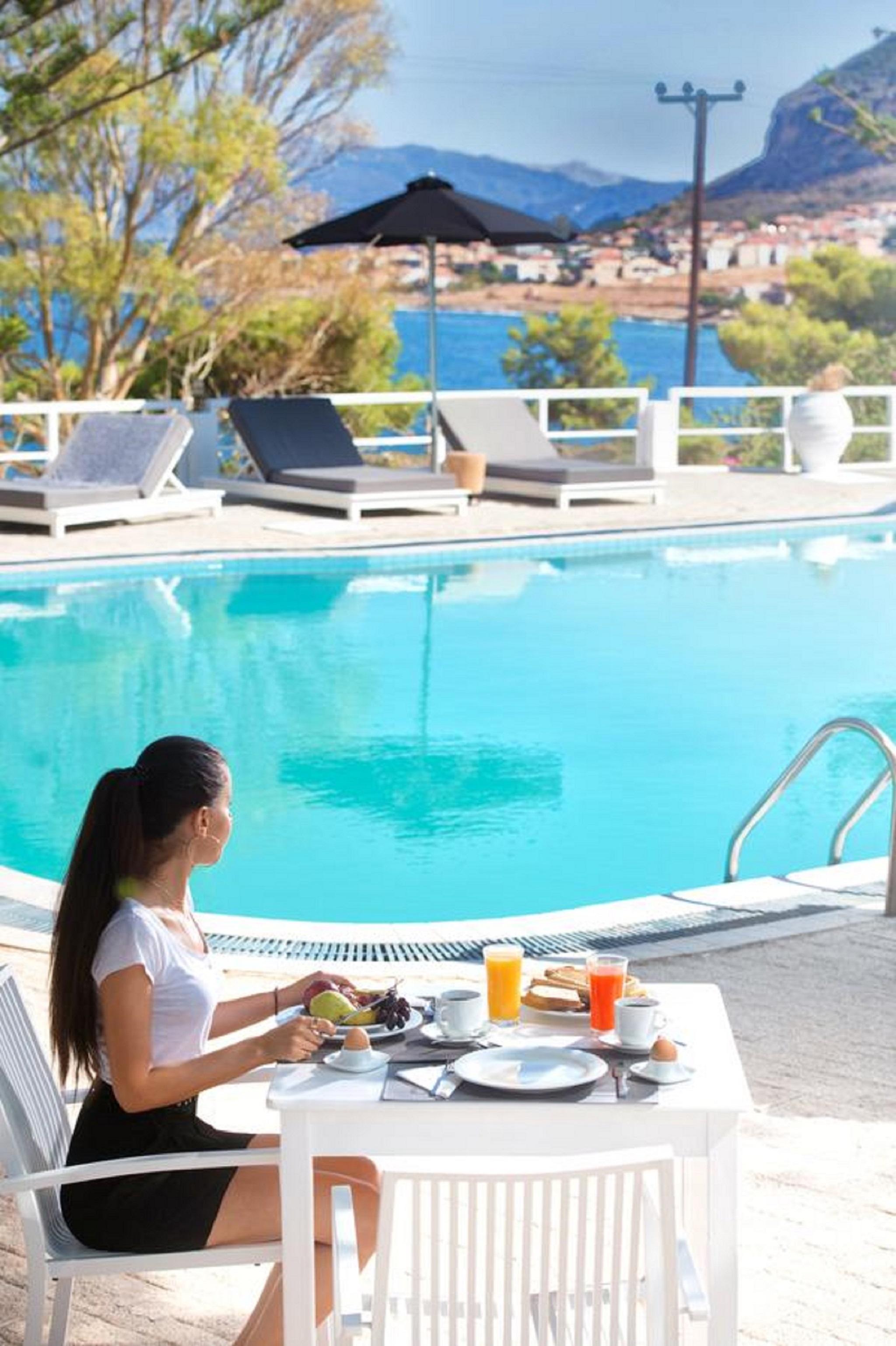 Akra Morea Hotel & Residences Monemvasia Bagian luar foto